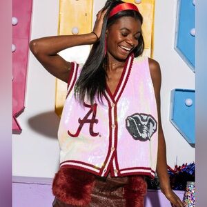 Queen of Sparkles Alabama Sweater Tank - XS NWOT